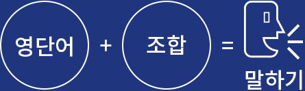 영단어 + 조합 = 말하기